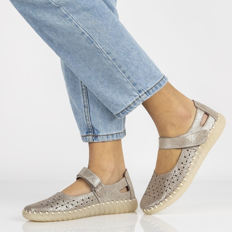 Chaussures en cuir Filippo DP1262 / 20 Si argent 1 Chaussures en cuir Filippo DP1262 / 20 Si argent 1