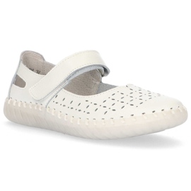 Chaussures en cuir Filippo DP1262 / 20 Wh blanc 2