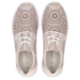 Chaussures en cuir Filippo DP201/20 Pi rose 4