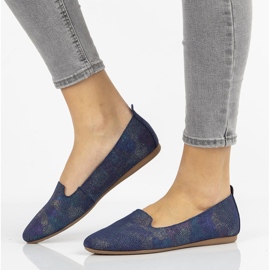 Cuir seigneurs Filippo DP1274/20 Nv bleu marine 1