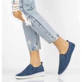 Chaussures en cuir Filippo DP063/20 Nv bleu marine 1