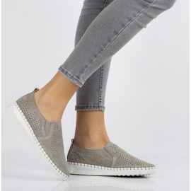 Chaussures en cuir Filippo DP063 / 20 Gr gris 1