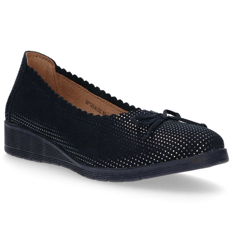 Chaussures en cuir Filippo DP1254/20 Nv bleu marine 2 Chaussures en cuir Filippo DP1254/20 Nv bleu marine 2