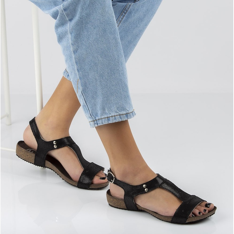 Filippo DS1271/20 Bk Sandales noires 1