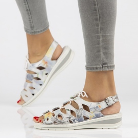 Filippo DS1247/20 Gr Yl Sandales grises 1 Filippo DS1247/20 Gr Yl Sandales grises 1