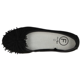 Ballerines en cuir Filippo DP1206 / 20 Bk noir le noir 4