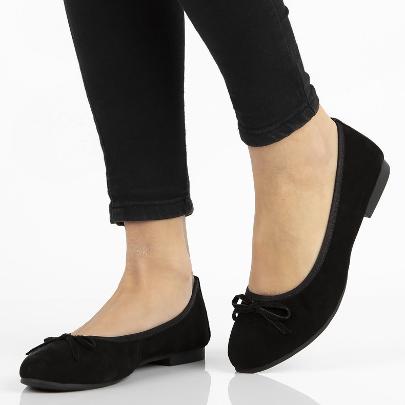 Ballerines en cuir Filippo DP1231/20 Bk noir 1