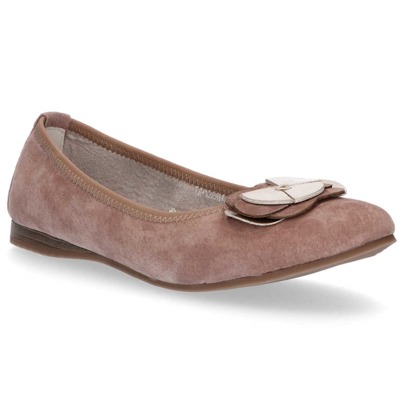Ballerines en cuir Filippo DP1216/20 Sd sable beige brun 1