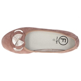 Ballerines en cuir Filippo DP1216/20 Sd sable beige brun 5