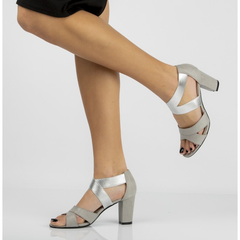 Filippo DS776/20 Si Sandales argentées gris 1