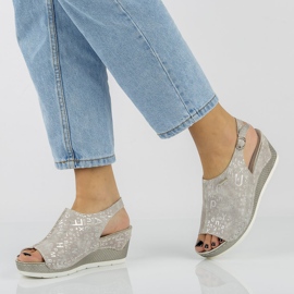 Filippo DS758 / 20 Gr Sandales grises 1