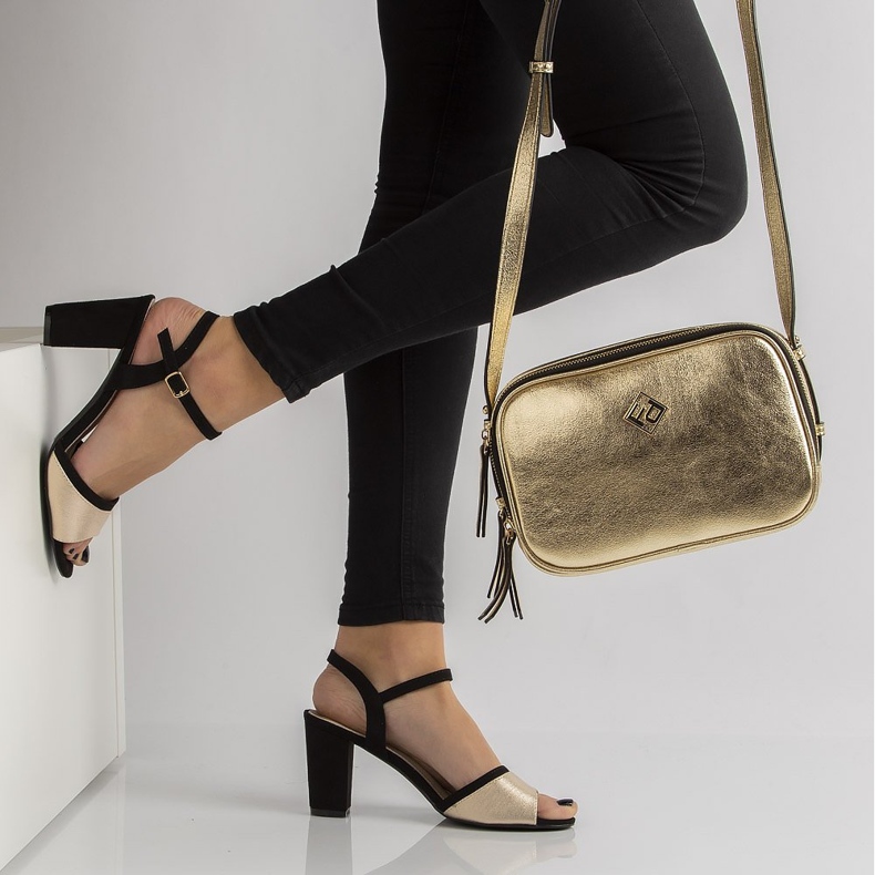 Sandales Filippo DS777/20 Bk Go Noir Or le noir d'or 1