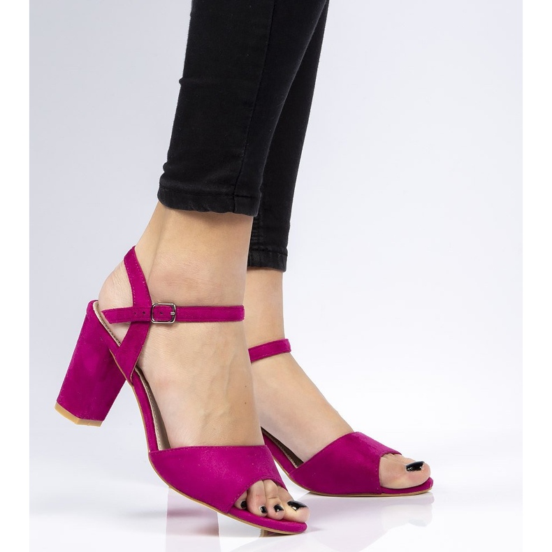 Sandales Filippo DS777/20 Fh Fuchsia rouge rose 2