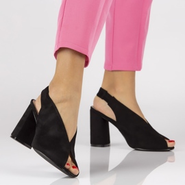 Filippo DS1292/20 Bk Sandales noires 1