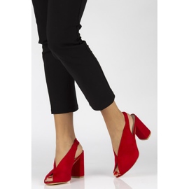 Filippo DS1292/20 Rd sandales rouges 1