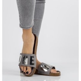 Filippo DK1374 / 20 Gr chaussons gris 1 Filippo DK1374 / 20 Gr chaussons gris 1