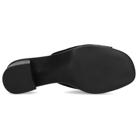 Babouche Filippo 1442 Daim Noir Paillettes le noir 9