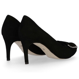 Filippo 1430 Escarpins Daim noir le noir 10