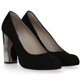 Filippo 1440 Escarpins en Daim Noir le noir 1