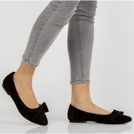 Ballerines en cuir Filippo DP1329/20 Bk noir le noir 3