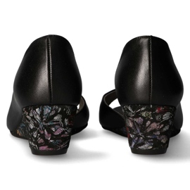 Filippo 01304-6700-1 Fleurs noires le noir 4