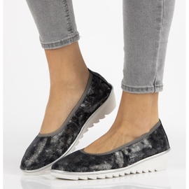 Chaussures en cuir Filippo DP046/18 Nv Fl bleu marine noir 1