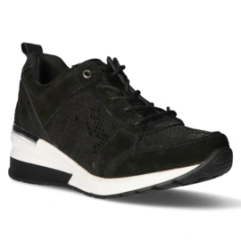 Baskets en cuir Filippo DP1505 / 20 Bk noir le noir 1