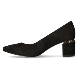 Filippo Premium 2047 Escarpins en daim noir le noir 2
