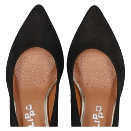 Filippo Premium 2047 Escarpins en daim noir le noir 4