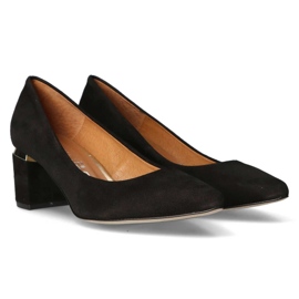 Filippo Premium 2047 Escarpins en daim noir le noir 6