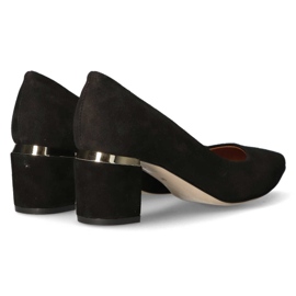 Filippo Premium 2047 Escarpins en daim noir le noir 7