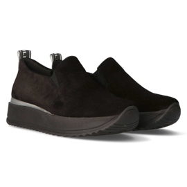 Baskets en cuir Filippo 966 noir le noir 2