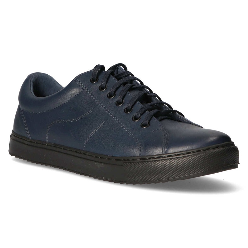 Chaussures en cuir Filippo 2019 bleu marine 1