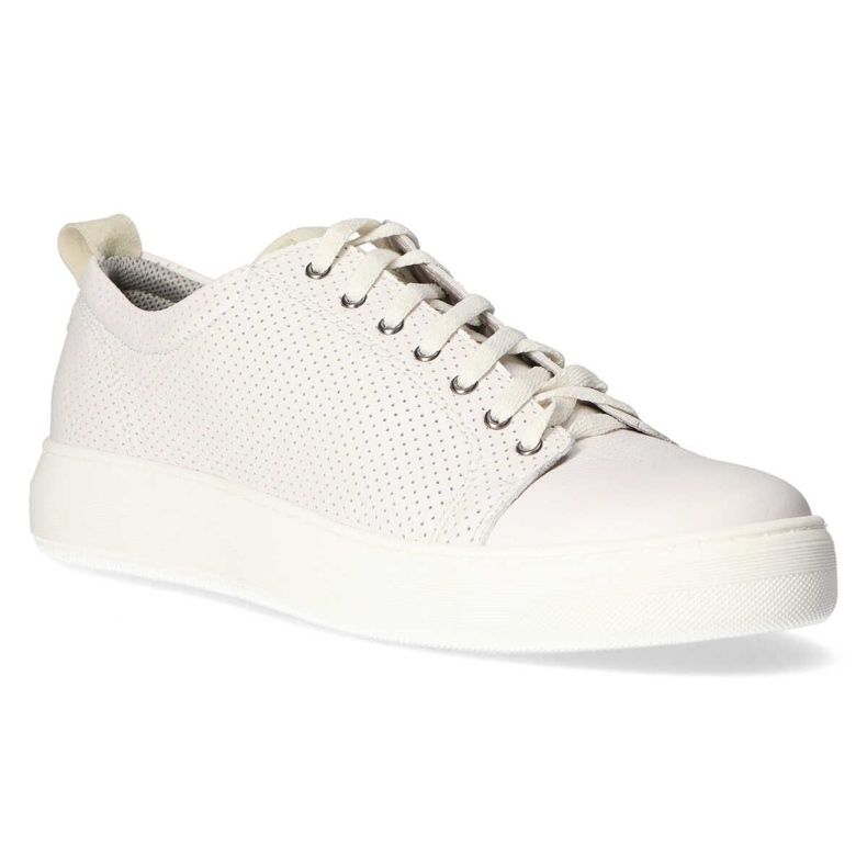 Chaussures en cuir Filippo 1476 Blanc blanche 1 Chaussures en cuir Filippo 1476 Blanc blanche 1