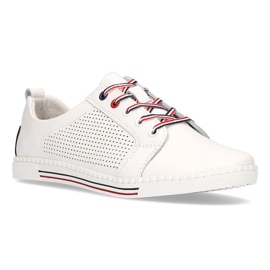 Chaussures en cuir Filippo DP008 / 21 Wh blanc blanche 1 Chaussures en cuir Filippo DP008 / 21 Wh blanc blanche 1