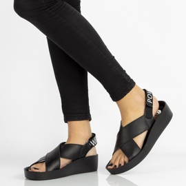 Sandales en cuir Filippo DS2060/21 Bk noir le noir 1