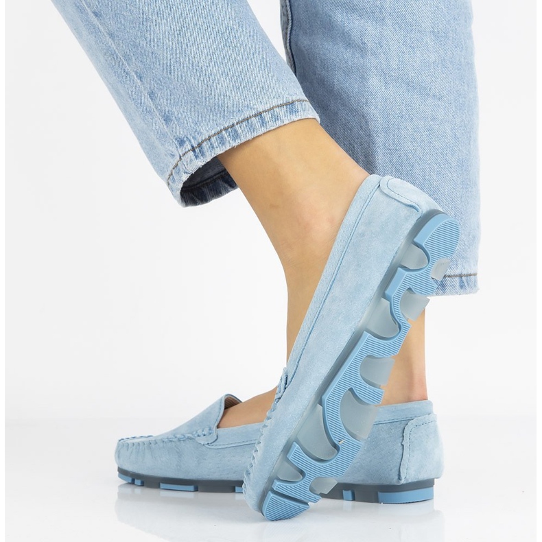 Mocassins en cuir Filippo DP2037/21 Bl bleu 2 Mocassins en cuir Filippo DP2037/21 Bl bleu 2