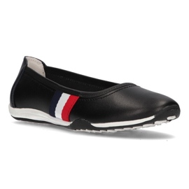 Chaussures en cuir Filippo DP2063 / 21 Bk noir le noir 1