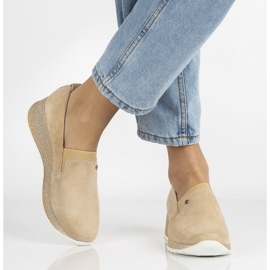 Baskets en cuir Filippo DP1500/21 Be beige 2