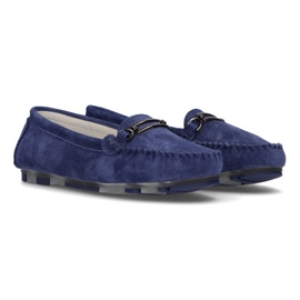 Mocassins en cuir Filippo DP1202/21 Bl bleu 5
