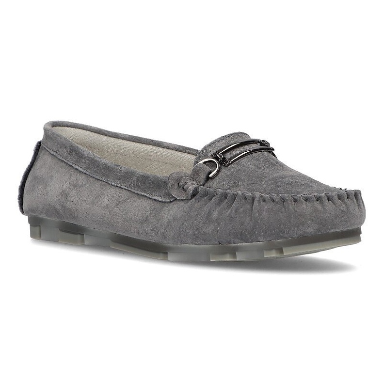 Mocassins en cuir Filippo DP1202 / 21 Gr gris 1 Mocassins en cuir Filippo DP1202 / 21 Gr gris 1