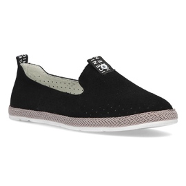 Chaussures en cuir Filippo DP081 / 21 Bk noir le noir 1