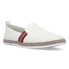 Chaussures en cuir Filippo DP2309 / 21 Wh blanc blanche 2