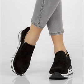 Baskets en cuir Filippo DP1512/21 Bk noir 1