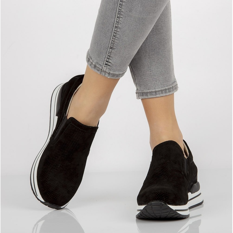 Baskets en cuir Filippo DP1512/21 Bk noir 1