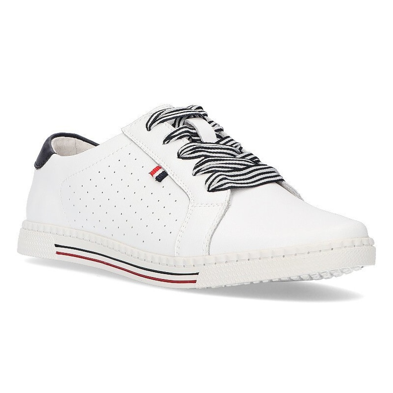 Chaussures en cuir Filippo DP2154 / 21 Wh blanc blanche 1 Chaussures en cuir Filippo DP2154 / 21 Wh blanc blanche 1