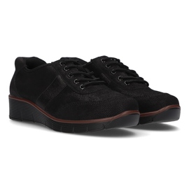 Chaussures en cuir Filippo DP028 / 21 Bk noir le noir 4