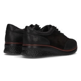 Chaussures en cuir Filippo DP1509 / 21 Bk noir le noir 5