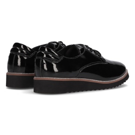 Chaussures en cuir Filippo DP1514 / 21 Bk noir le noir 5