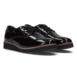 Chaussures en cuir Filippo DP1514 / 21 Bk noir le noir 6
